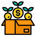 Belohnung Box Geld Icon