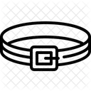 Belt Buckle Leather Icon