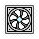 Beluftung Ventilator Kalte Symbol