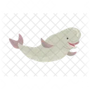 Beluga Whale White Icon