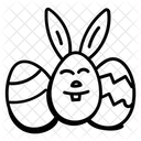 Bemalte Eier Symbol