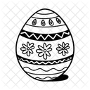 Bemaltes Ei Osterei Osterei Symbol