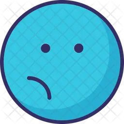 Bemused Face Emoji Icon