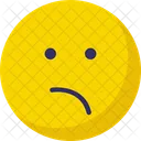 Bemused Face Emoticons Smiley Icon