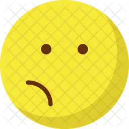 Bemused Face Emoji Icon