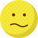 Bemused Face Emoticons Smiley Icon