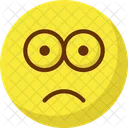 Bemused Face Gaze Emoticon Stare Emoticon Icon