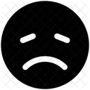 Bemused Face Nodding Sad Icon