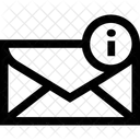 Benachrichtigungen Atsign Anhangen Symbol