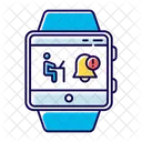 Synchronisierung Smartwatch Tracker Symbol