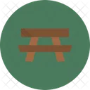 Bench Camping Table Picnic Icon