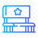 Bench Outdoor Advertising Ads Icon