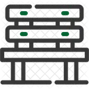 Bench Seating Public Icon