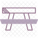 Bench Camping Table Picnic Icon