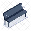 Bench Court Sitting Courtroom Seat Icon