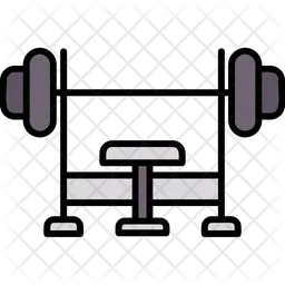 Bench press  Icon