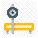 Workout Bench Press Barbell Icon