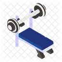 Chest Exercise Barbell Icon