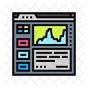 Benchmarking Screen Gaming Icon