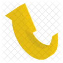 Bend Up Arrow  Icon