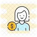 Beneficiary Money Income Icon