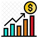 Ganancias Negocios Crecimiento Icono