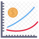 Beneficio Analisis Grafico Icono