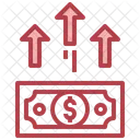 Ganancias Crecimiento Dinero Icono