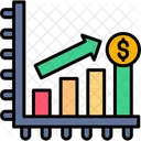 Beneficio Analisis Grafico Icon