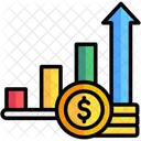 Beneficio Financiero Finanzas Dinero Icon