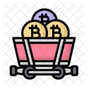 Beneficio Minero Beneficio Mineria De Bitcoin Icono