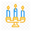 Quema Velas Candelero Icono