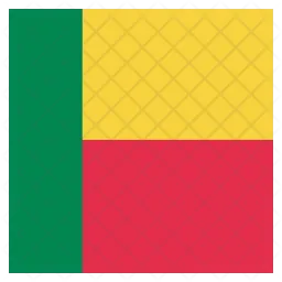 Benín Flag Icono