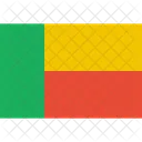 Benin Flag World Icon