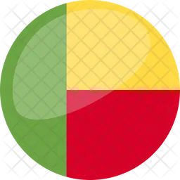 Benin Flag Ícone