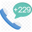 Benin Dial Code  Icon