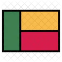 베냉 깃발  아이콘