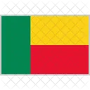 Benin Flagge Land Symbol