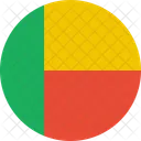 Benin Flagge Land Symbol