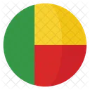 Benin Flagge Land Symbol