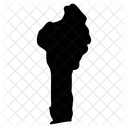 Benin Karte Symbol