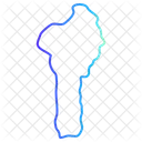 Benin map  아이콘