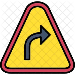 Bent To Right  Icon