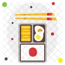 Bento Box Lunchbox Meal Prep Icon