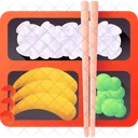 Bento Food Lunch Icon