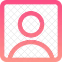 Schnittstelle Benutzer Quadrat Alternative Quadrat Geometrisch Mensch Person Einzelbenutzer Symbol