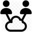 Benutzer Team Cloud Symbol