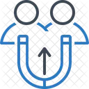 Benutzer anziehen  Symbol