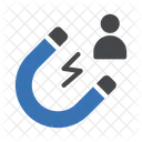Magnet Anziehen Benutzer Symbol