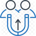 Anziehung Benutzer Kunde Symbol